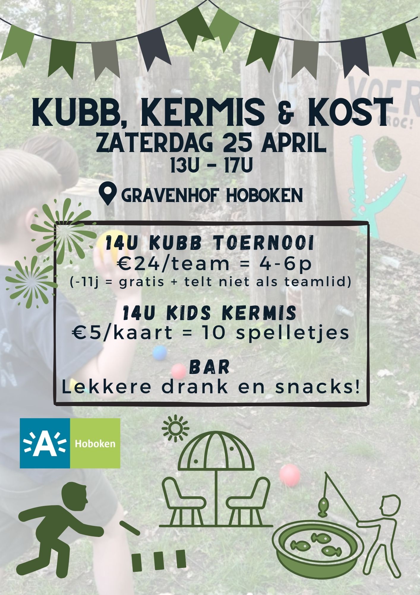 Kubb, Kermis en Kost